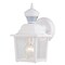 Vaxcel Bedford Aluminum 5.25-in. W 1 Light White Motion Sensor Dusk/Dawn Outdoor Wall Lantern Clear Glass T0733 - alternate 6